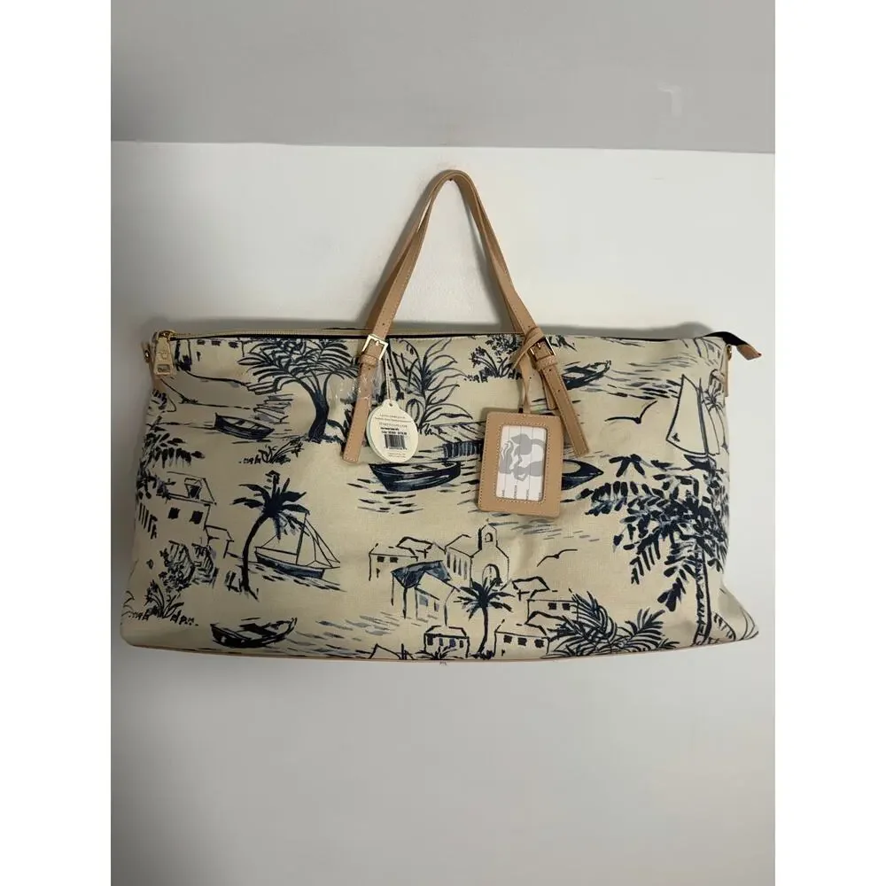 Spartina 449 Seascape Voyager Duffle Bag NWT Retired Print